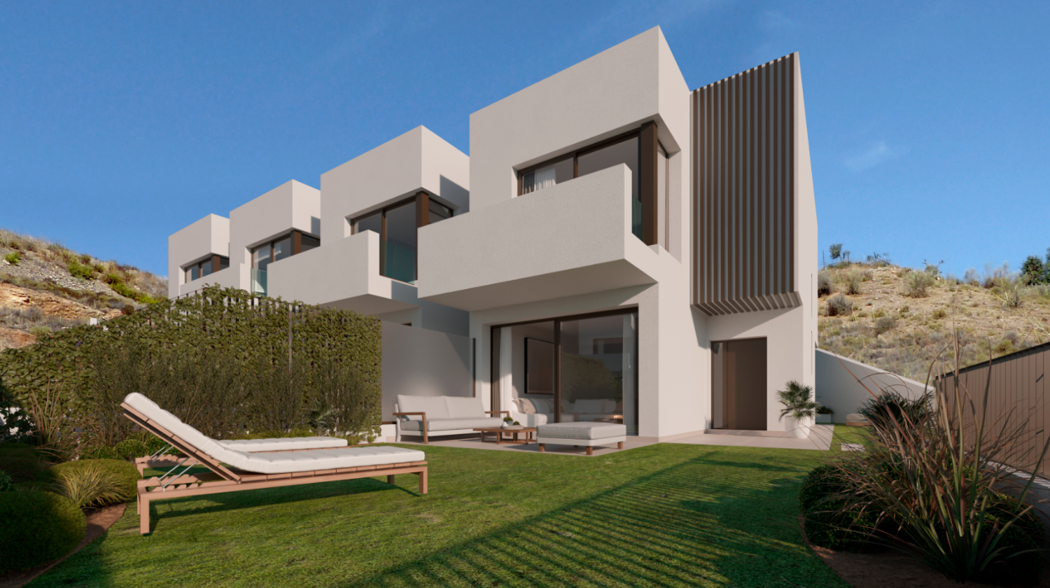 Residences with expansive terraces and panoramic sea views in Rincon de la Victoria, Malaga