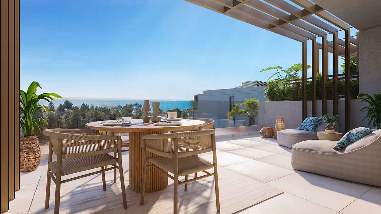 Moderne herenhuizen: functioneel, innovatief en in harmonie met de natuur in Mijas, Malaga