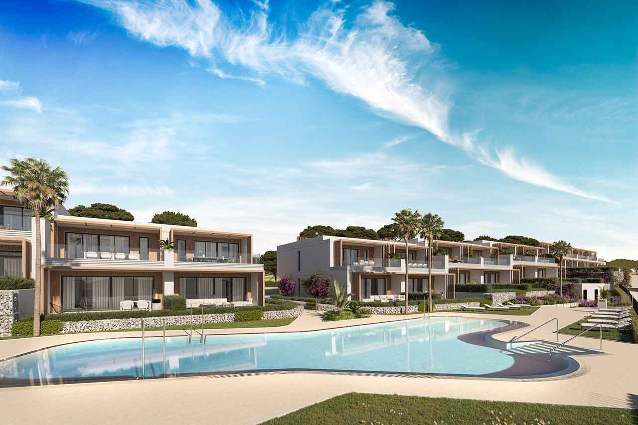 Moderne rækkehuse: funktionelle, innovative og i harmoni med naturen i Mijas, Malaga