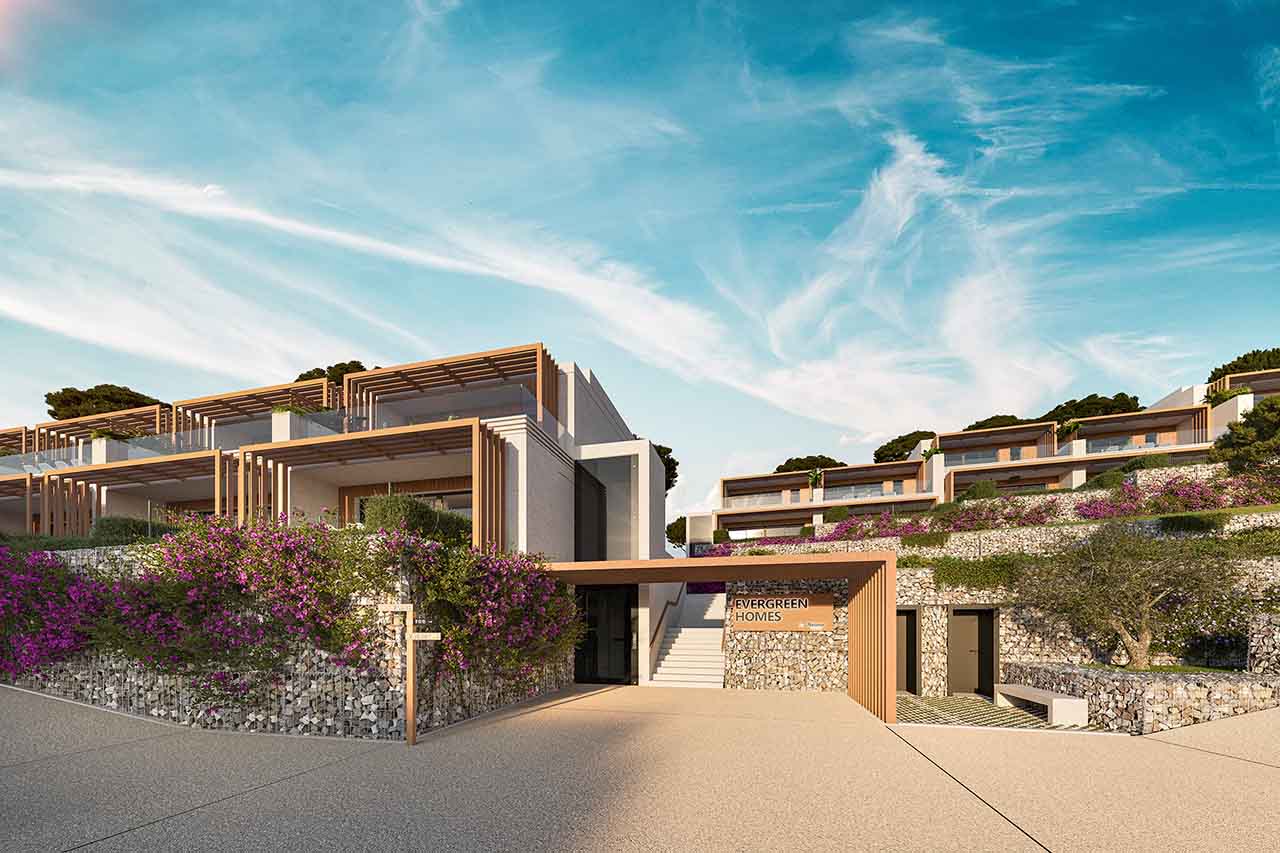 Moderne Stadthäuser: funktional, innovativ und im Einklang mit der Natur in Mijas, Málaga