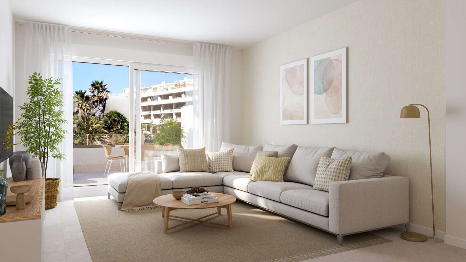 Complejo residencial cerrado se presenta como un espacio moderno y funcional, ofreciendo un entorno ideal para vivir en Mijas-Costa