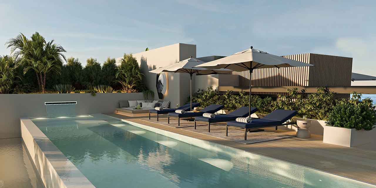 Exclusiva residencial ubicada en primera línea de playa en Las Chapas, Marbella