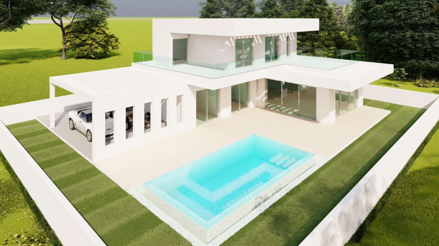 Exklusive Villa mit 4 Schlafzimmern, privatem Pool und modernem Design in Calahonda