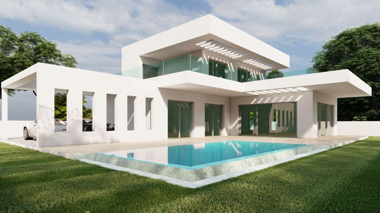 Villa exclusive de 4 chambres avec piscine privée et design contemporain à Calahonda