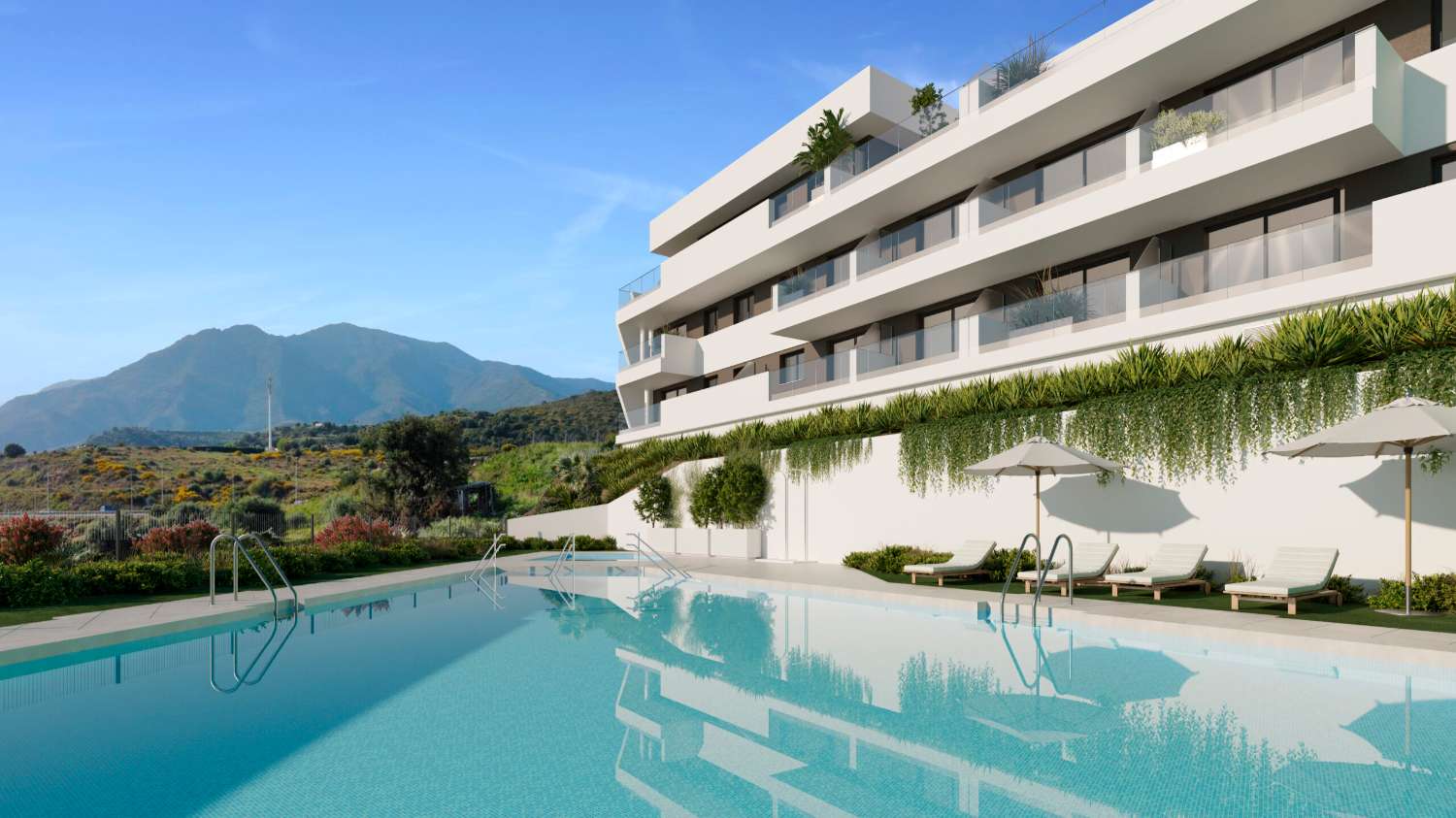 Residences with large spaces and smart layouts in Estepona, Malaga