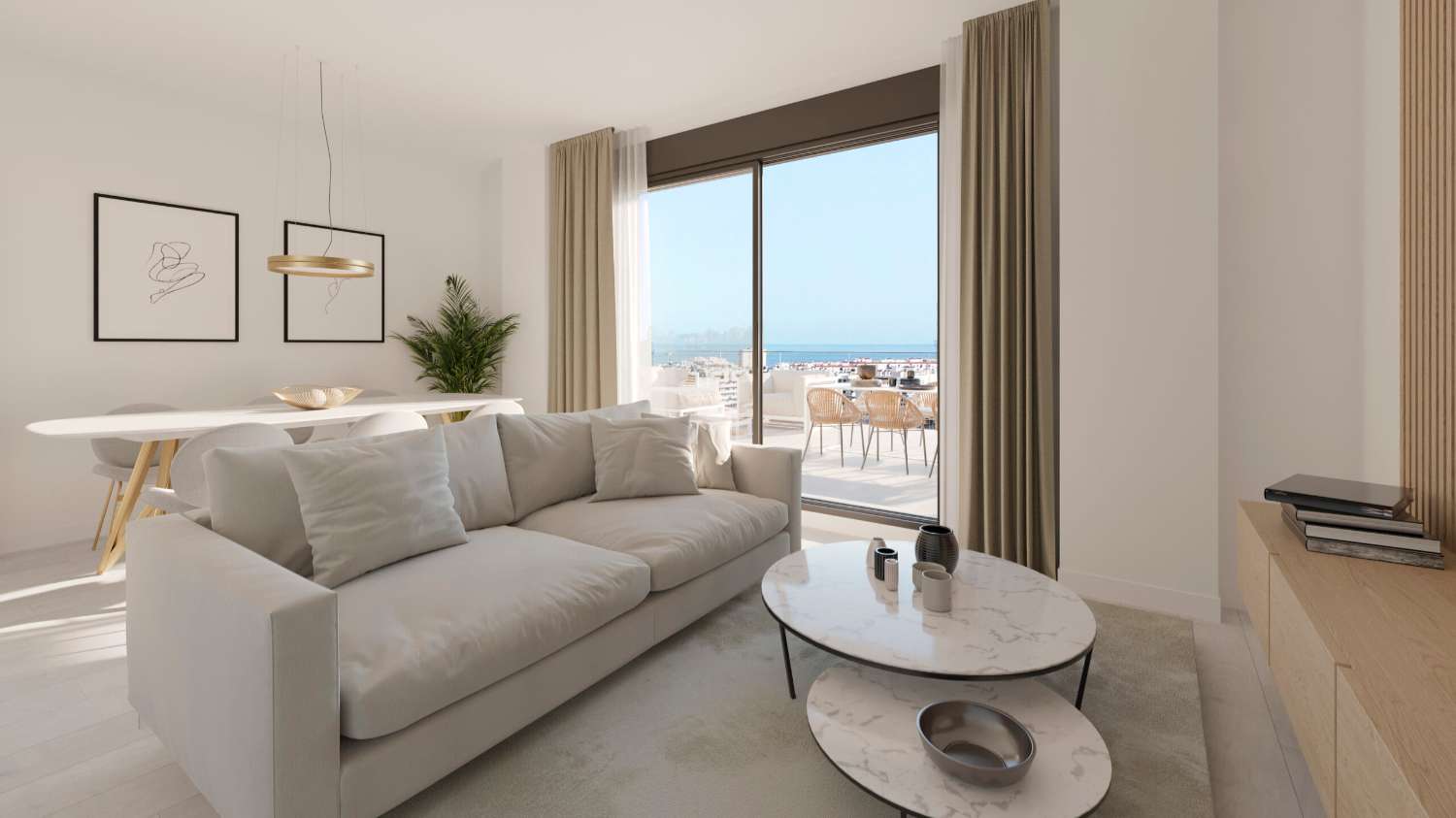 Residences with large spaces and smart layouts in Estepona, Malaga