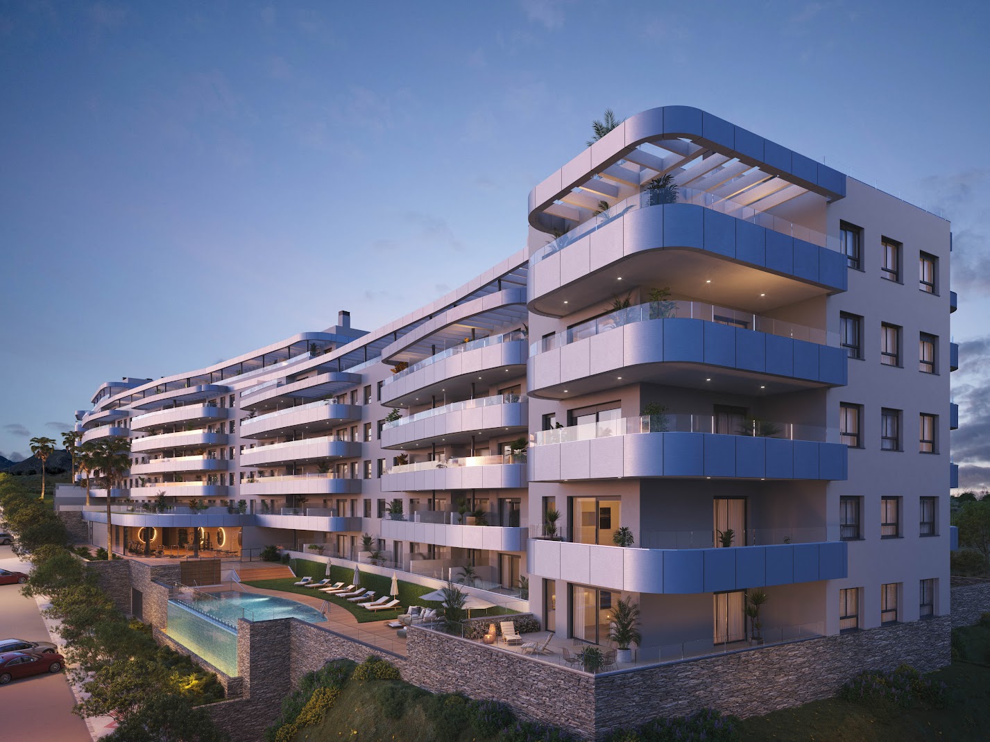 Desarrollo residencial con vistas inigualables a la costa de Torremolinos, Málaga