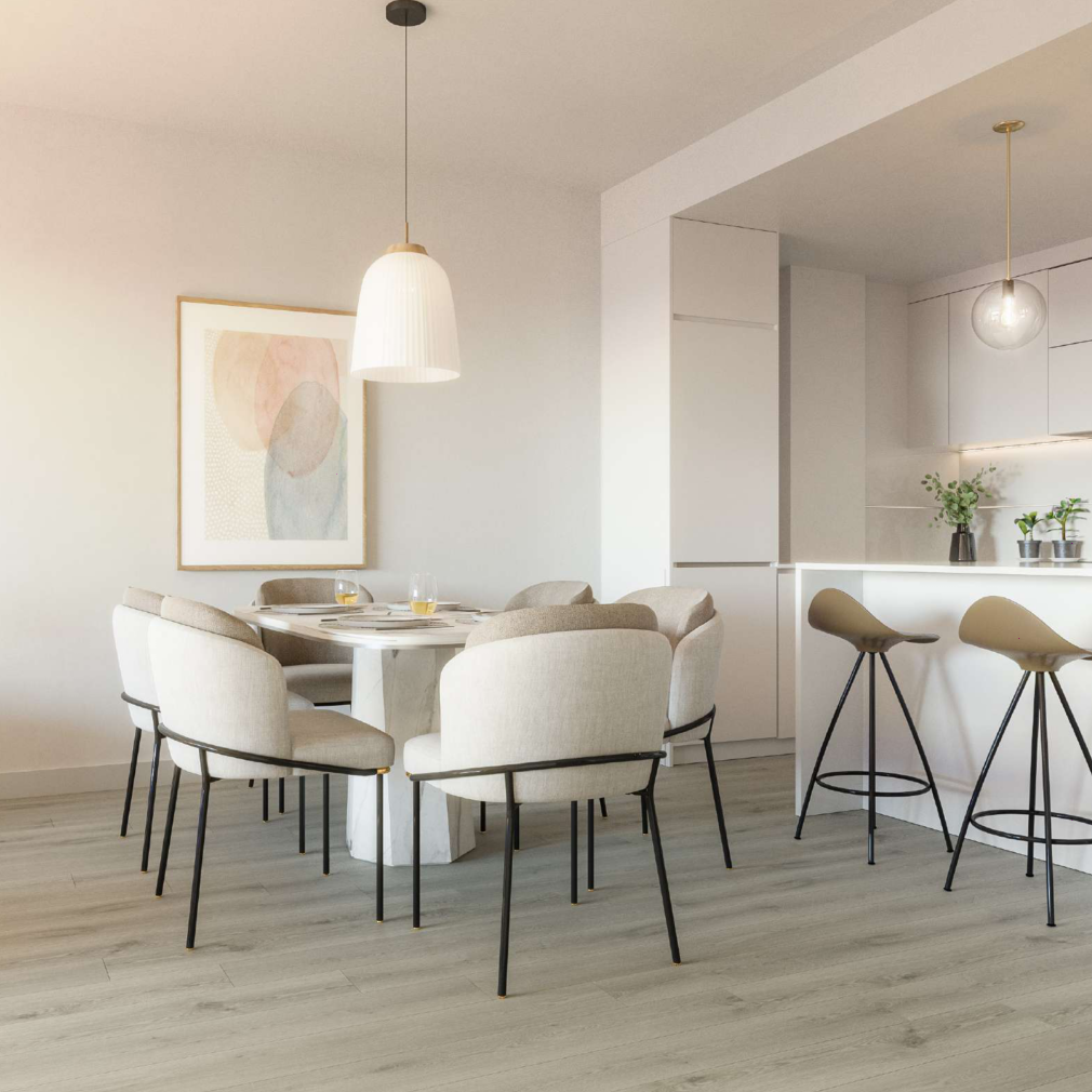 Rezidenční komplex apartmánů s 1, 2 a 3 ložnicemi, stejně jako ohromující penthousy ve Fuengirole, Málaga.