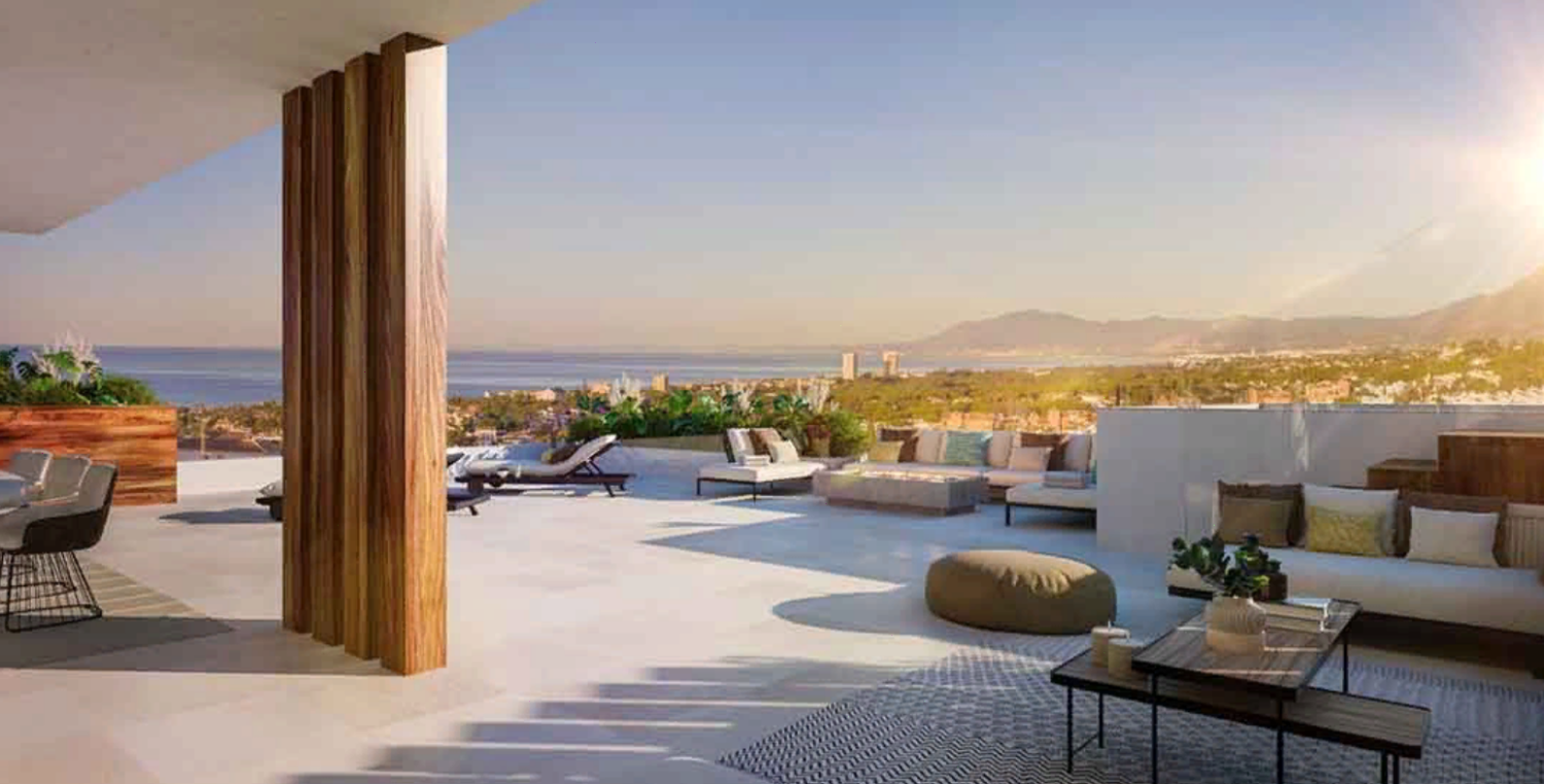 Det er et innovativt projekt i Marbella, der består af 3-værelses lejligheder og penthouses.