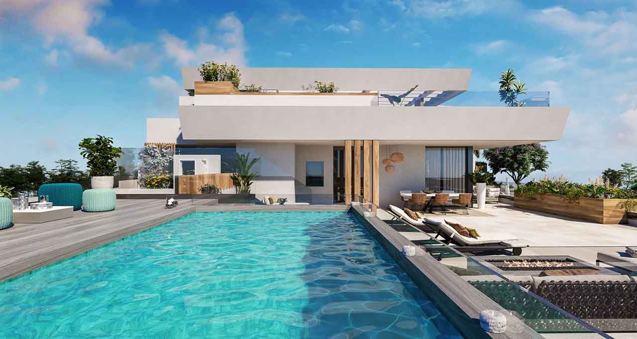 It is an innovative project in Marbella made up of 3-bedroom apartments and penthouses.