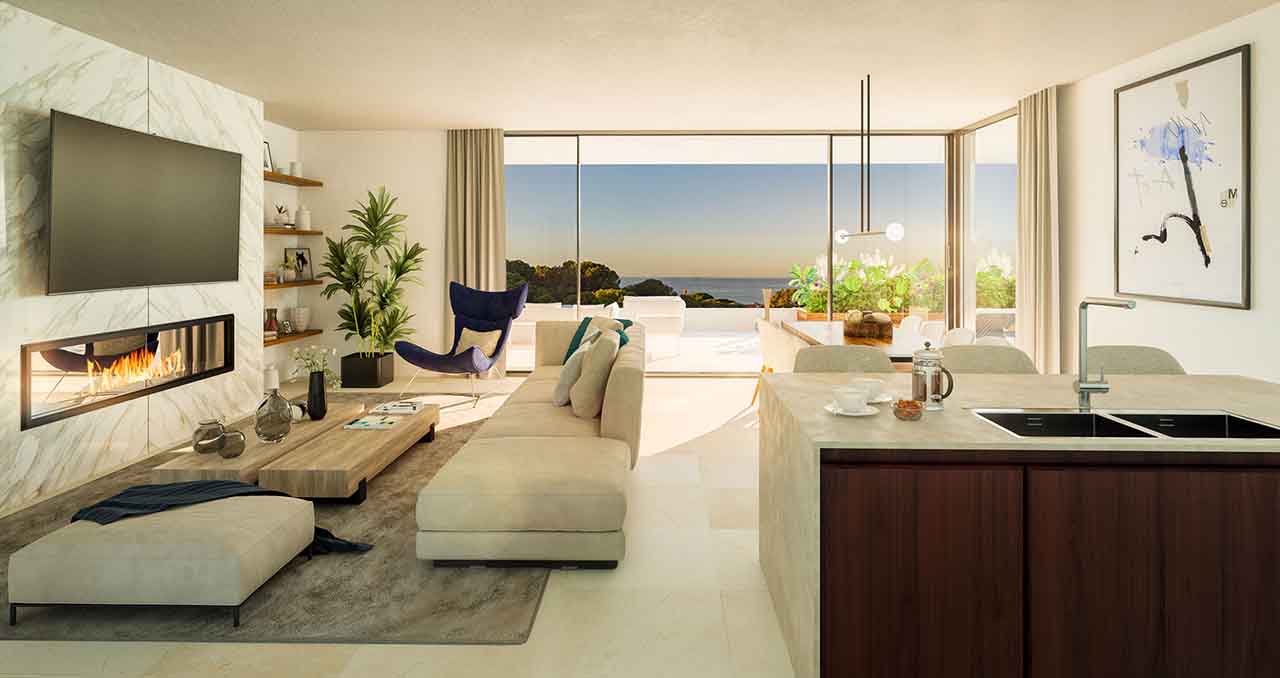 It is an innovative project in Marbella made up of 3-bedroom apartments and penthouses.