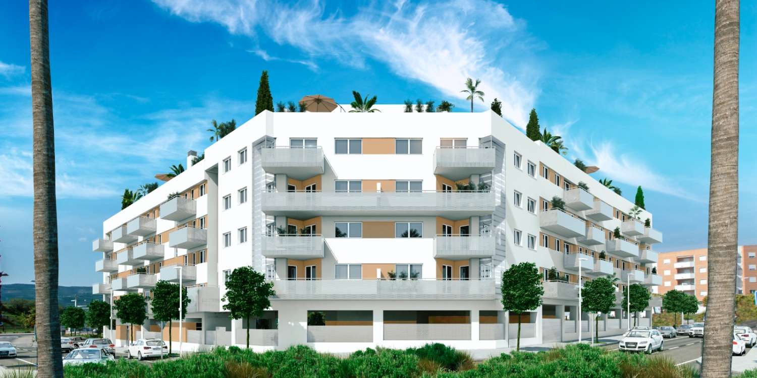 Innovativo complesso residenziale a Vélez-Málaga, progettato per offrire qualità della vita e comfort.