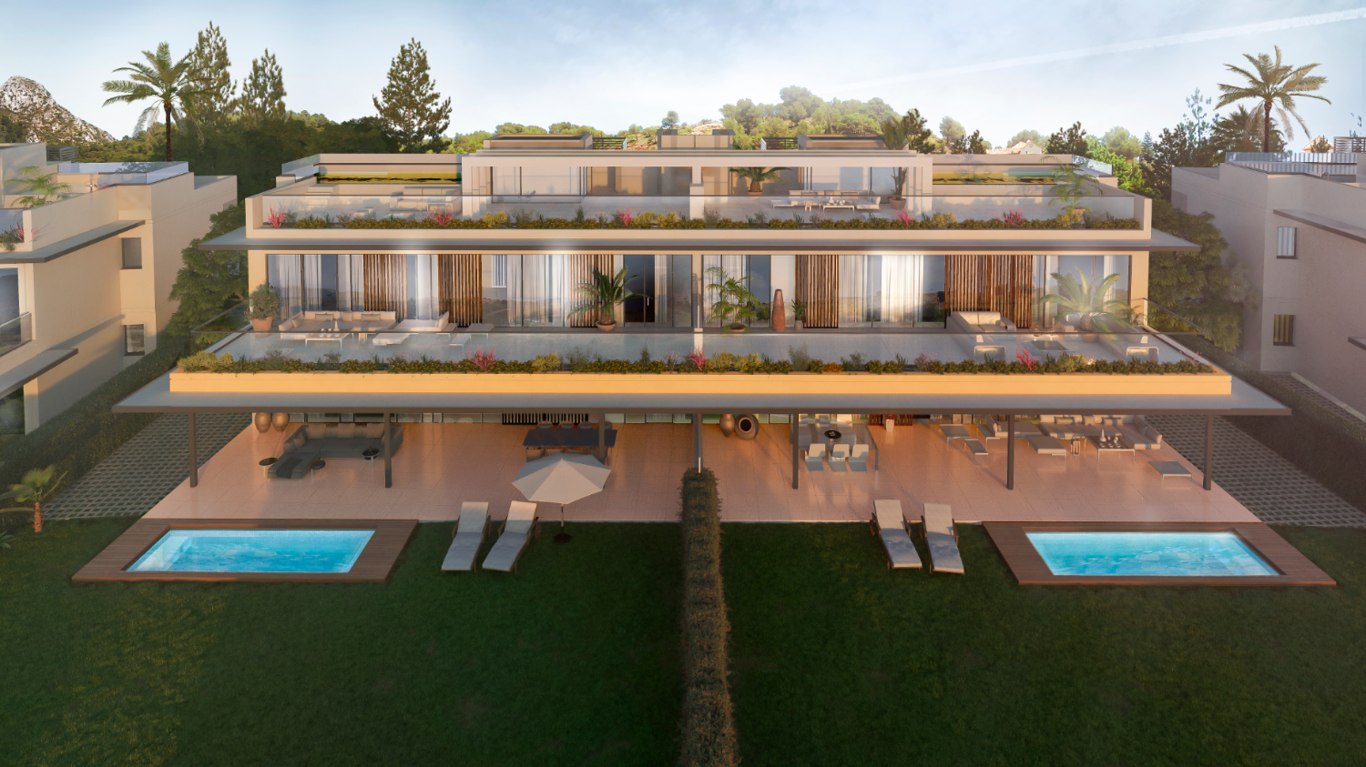 Eksklusiv high-end frontline golf residence i Marbella, Malaga