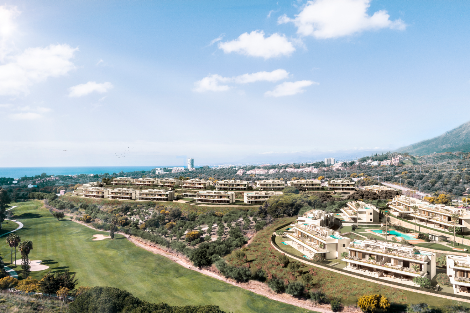 Résidence exclusive haut de gamme en première ligne de golf à Marbella, Malaga