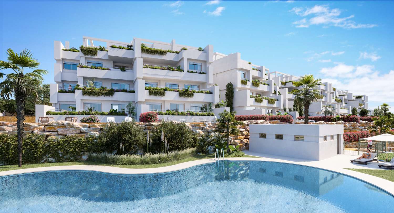 Apartmány ve čtvrti Estepona, Málaga.