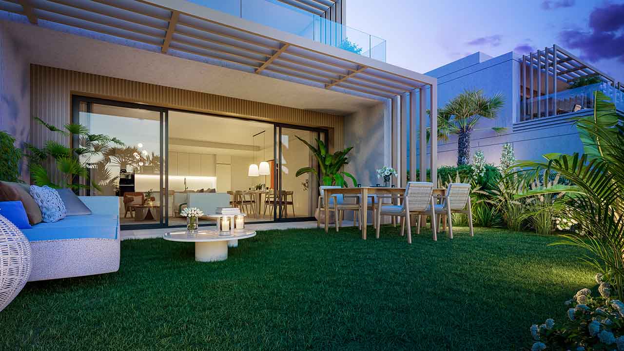 Vivienda Adosada Moderna: Funcional, Innovador y en Armonía con la Naturaleza en Mijas, Málaga