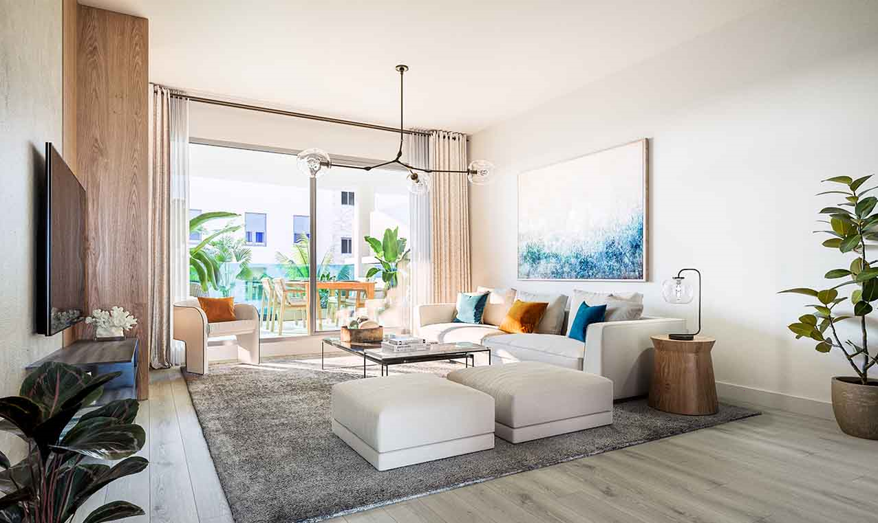 Residential complex of 1, 2 and 3 bedroom apartments, as well as stunning penthouses in Fuengirola, Málaga.