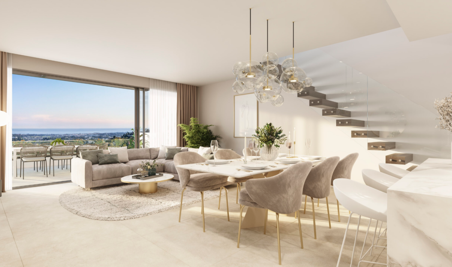 A home where you can live a life full of comfort and where you can contemplate one of the most beautiful landscapes of the Costa del Sol, Benahavís, Malaga.