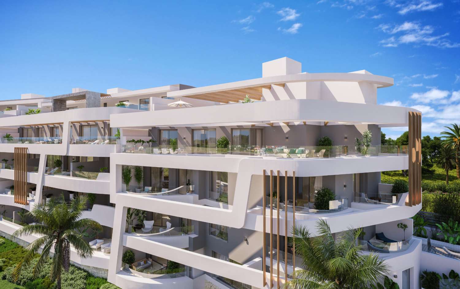 Bostadskomplexet ligger i ett av de mest privilegierade områdena på Costa del Sol, Marbella, Malaga