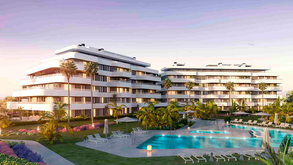 Un complesso residenziale Germoso a Torremolinos