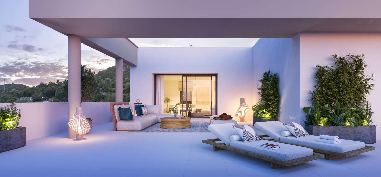 It is a residential complex with a contemporary and modern design, Estepona