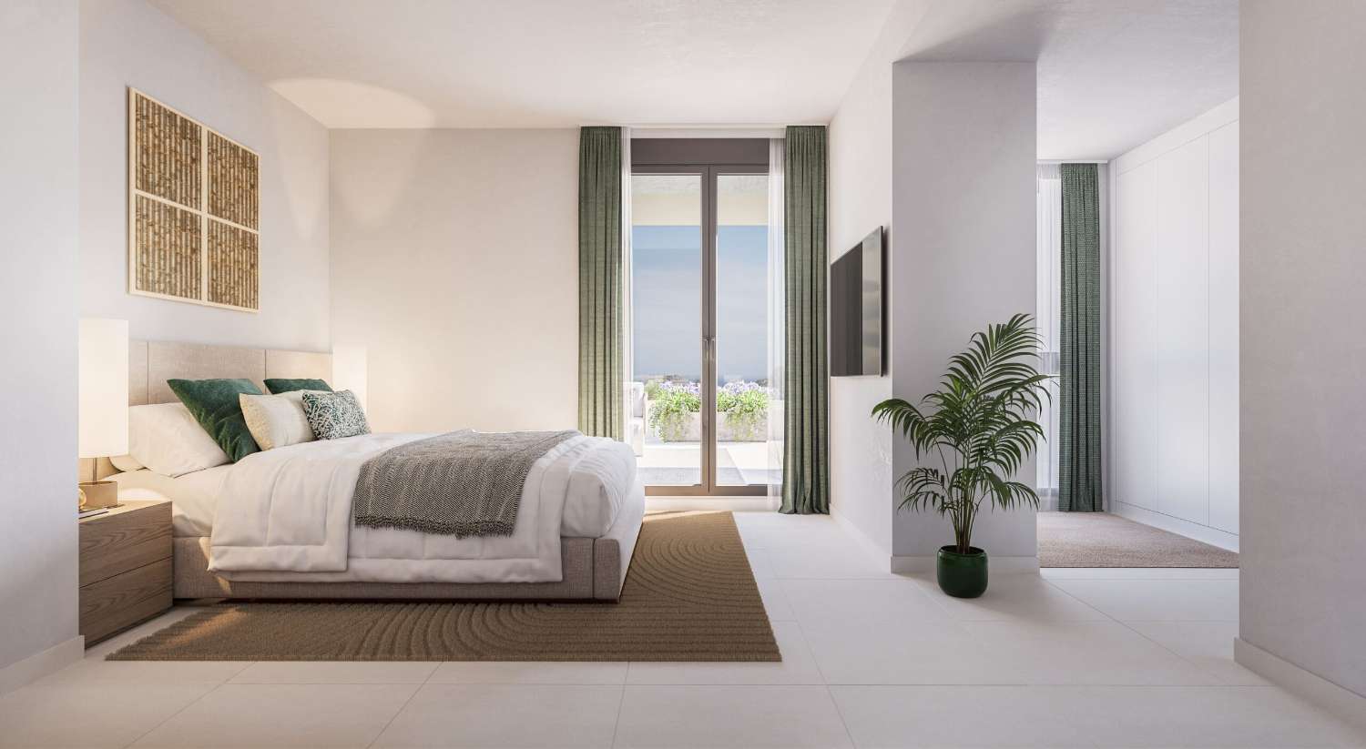 It is a residential complex with a contemporary and modern design, Estepona