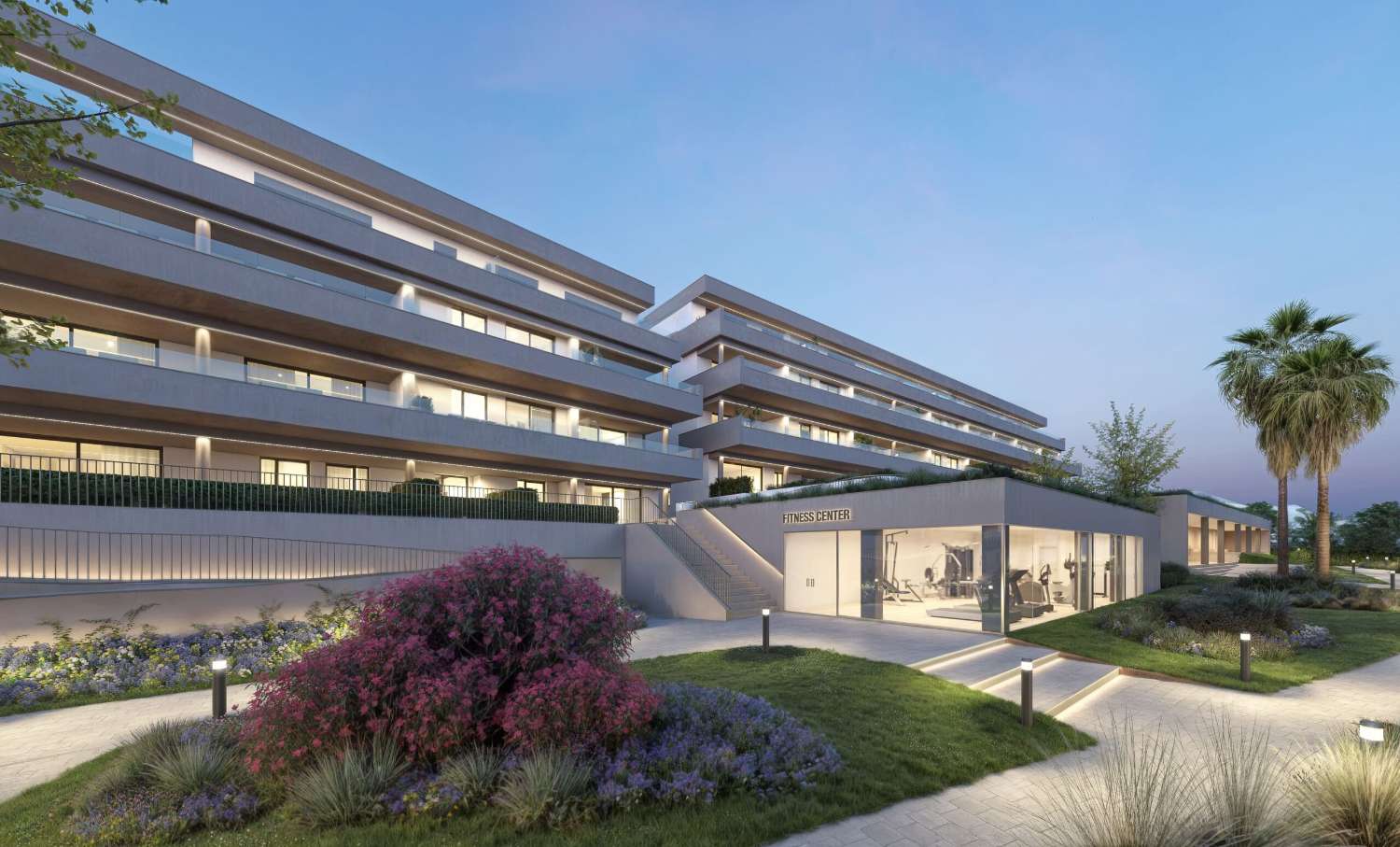 Il s’agit d’un complexe résidentiel au design contemporain et moderne, Estepona