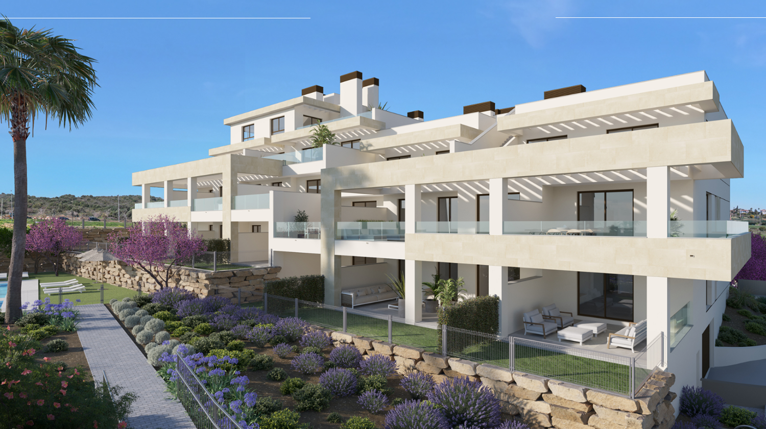 El complejo residencial se encuentra en una excelente ubicación en la zona de arroyo Enmedio, Estepona, a pocos minutos de la playa