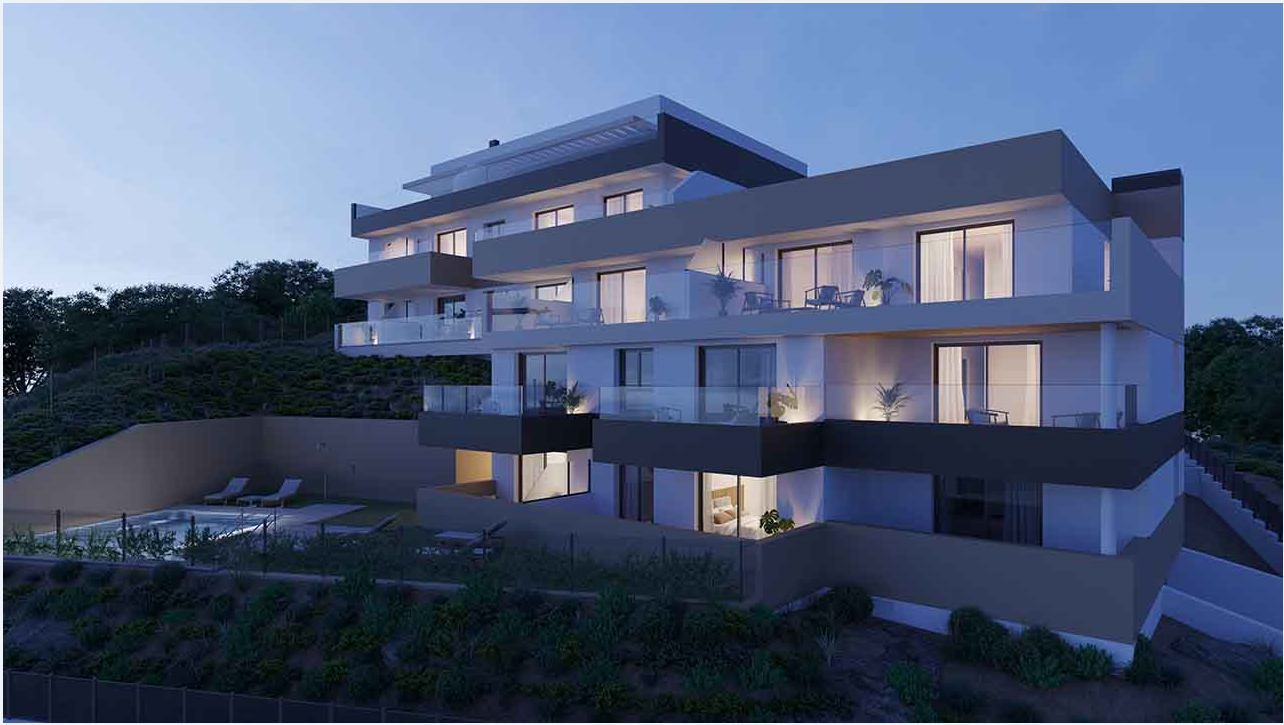 Residential located just a few minutes from the beach, the urban heart and the marina of Estepona