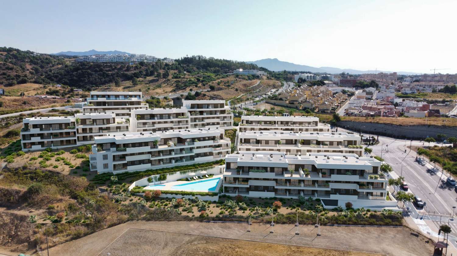 Residenzen mit großen Räumen und intelligenten Grundrissen in Estepona, Málaga