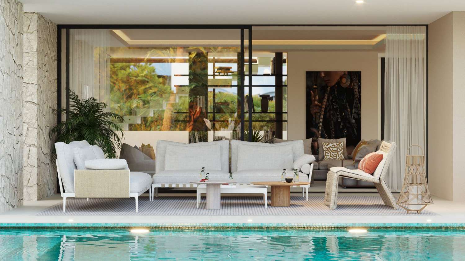 Villa exclusive à vendre à seulement 50 mètres de la plage dans l’un des quartiers les plus privilégiés de Marbella Est