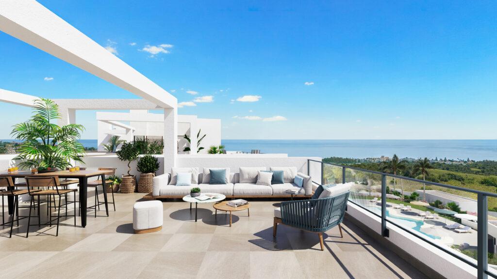 Exclusivo residencial de 2 y 3 dormitorios ubicado junto a Estepona Golf