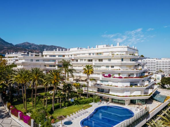 Smuk lejlighed ved stranden i Marbella Centrum