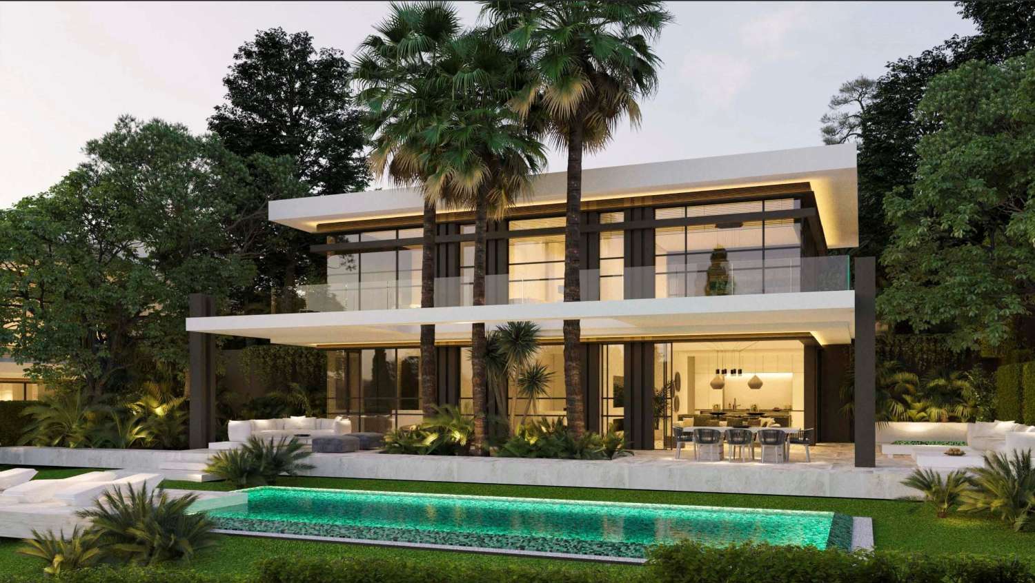 4 exclusive villas on Marbella's golden mile