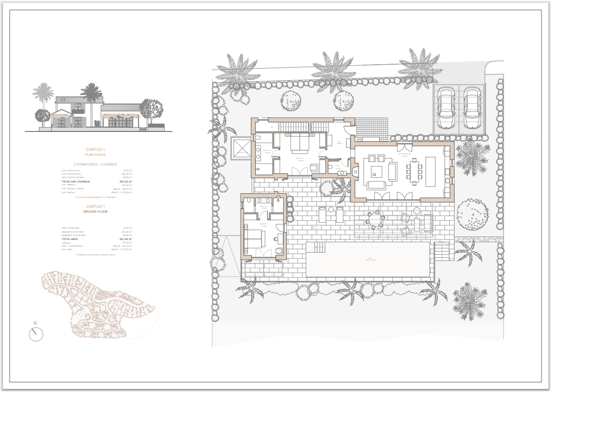 Middelhavsfinca i den prestigefyldte Finca Cortesin