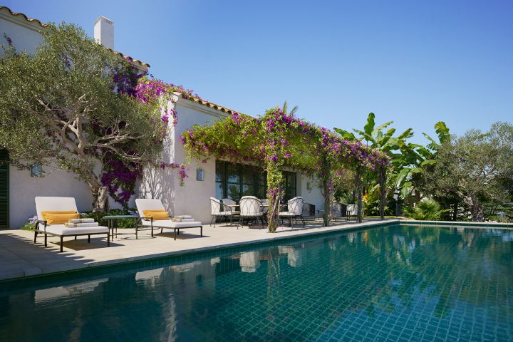 Middelhavsfinca i den prestigefyldte Finca Cortesin